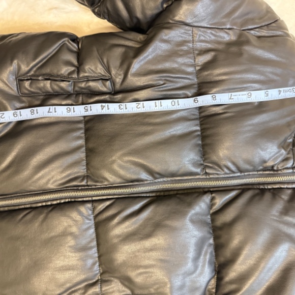 Double Zero Womens Black Puffer Jacket Size M - Picture 3 of 6